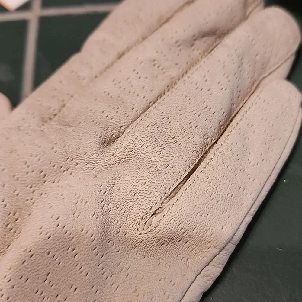 Vintage Light leather gloves‎ 8 NWT